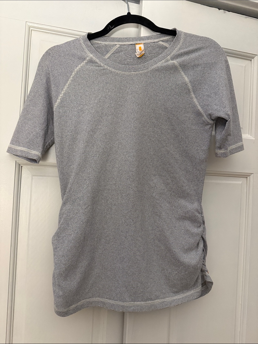 Lucy Athletic Striped Short Sleeved Tech Shirt